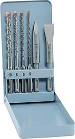 Alpen F4 forte KM7 SDS-plus Bohrer-/Meißel-Zubehörset inkl. Werkzeugbox, 6-tlg.
