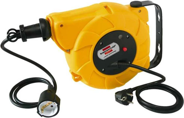 Brennenstuhl Kabeltrommel Automatik, Gerätetrommel, Schuko auf 1x Schuko, 9m, IP20, H05VV-F 3G1,5