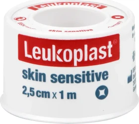 BSN medical Leukoplast skin sensitive weiß,  2.5cm x 1m,     1 Stück