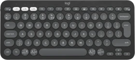 Logitech K380s Pebble Keys 2, schwarz/grau, Logi Bolt, USB/Bluetooth, EN (920-011851)