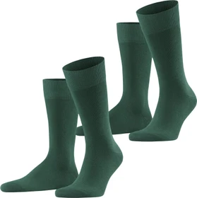Falke Happy Socken hunter green, 2 Paare (Herren)