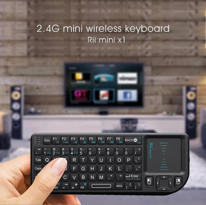 Riitek Rii Mini Wireless Keyboard X1, USB, UK