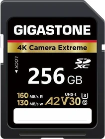 Gigastone 4k Camera Extreme R160/W130 256GB, UHS-I U3, A2, Class 10