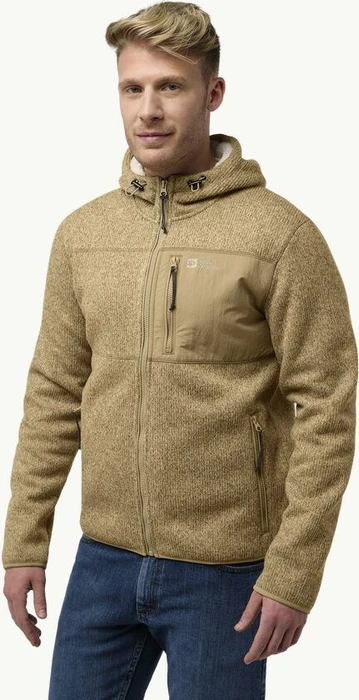 Jack Wolfskin Kaminfeuer Hooded Jacke anis (Herren)