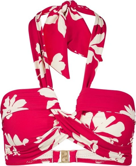 Seafolly Mayflower Halter Bandeau Bikini-Oberteil cosmo red (Damen)