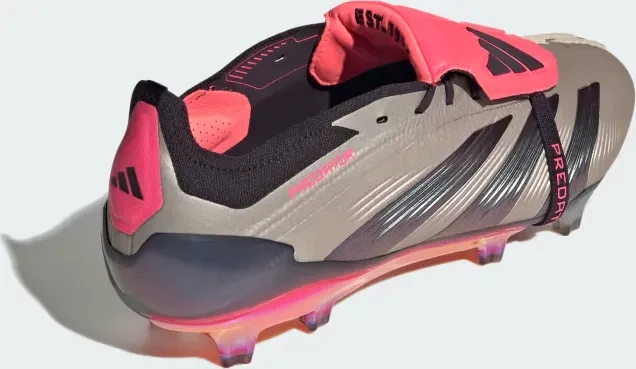 adidas Predator Elite Fold-Over Tongue FG platinum metallic/aurora black/carbon