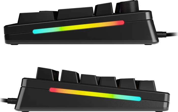 Glorious GMMK 3 Pro 100% Pre-built Gaming Keyboard, schwarz, LEDs RGB, Glorious Fox MX, USB, US