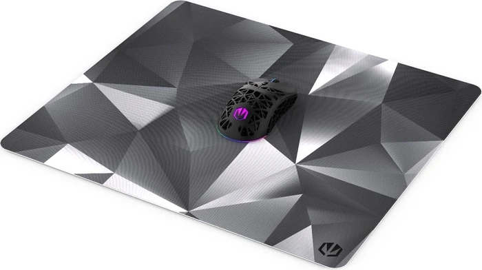 Endorfy Crystal Black L, 450x400mm, Motiv schwarz/grau