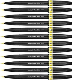 Pentel Brush Sign Pen Artist SESF30C gelb, 12er-Pack
