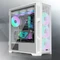 Raijintek Ponos Ultra White MS4, weiß, Glasfenster Vorschaubild