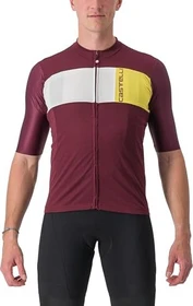 Castelli Prologo 7 Trikot kurzarm bordeaux/ivory/passion fruit (Herren)