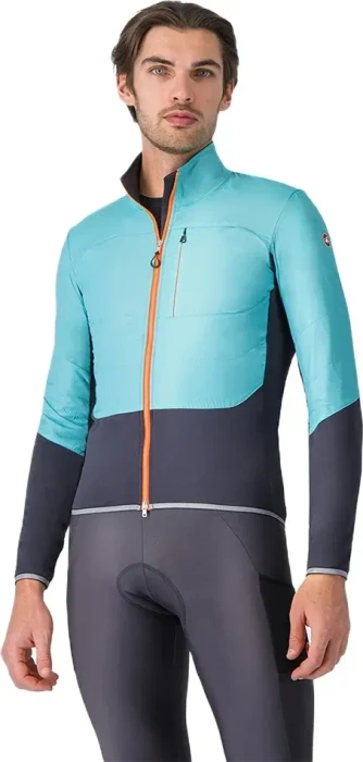 Castelli Unlimited Fahrradjacke pool blue/dark gray (Herren)