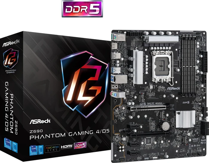 ASRock Z690 Phantom Gaming 4/D5 (Intel 1700)