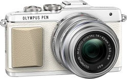 Olympus PEN E-PL7 weiß mit Objektiv M.Zuiko digital 14-42mm 3.5-5.6 II