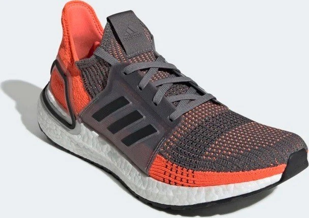 adidas Ultraboost 19 grey four/core black/hi-res coral (Herren)