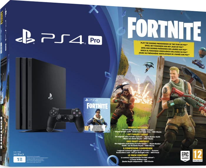 Sony PlayStation 4 Pro - 1TB Fortnite Bundle schwarz