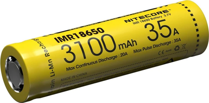 Nitecore IMR18650 35A Li-Ion 18650 3100mAh