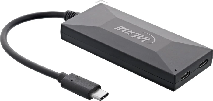 InLine USB-Typ C Hub, mit Netzteil, USB-C 3.0 [Stecker]