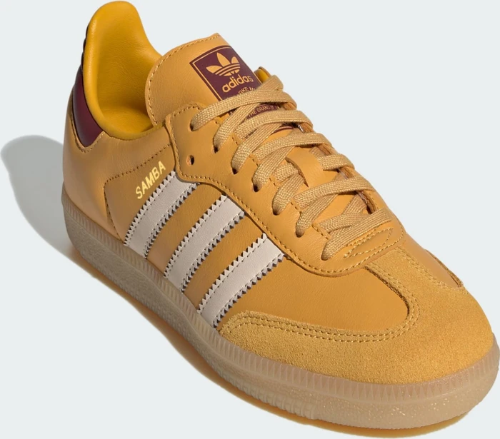 adidas Samba OG preloved yellow/crystal sand/shadow red (Junior)