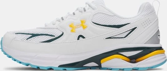 Under Armour Apparition Tech white/arden green/campus gold