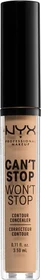 NYX Can't Stop Won't Stop Contour Concealer medium olive, 3.5ml