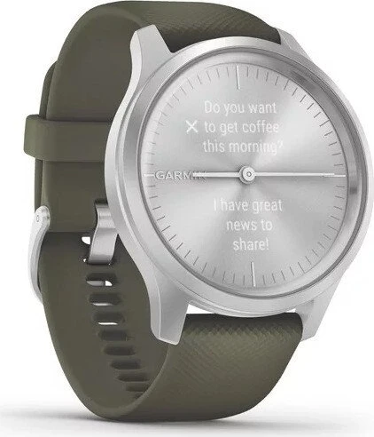 Garmin vivomove Style Aktivitäts-Tracker moss/silver