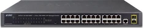 Planet GS-4210 Rackmount Gigabit Managed Switch, 24x RJ-45, 2x SFP