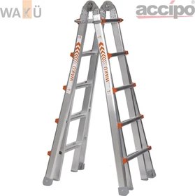 Wakü 102 Alu 2-tlg. Teleskop-Mehrzweckleiter, 2x 9 Stufen