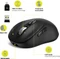Port Designs Wireless Rechargeable Combo Pro Type C Mouse schwarz, USB-C, USB/Bluetooth Vorschaubild