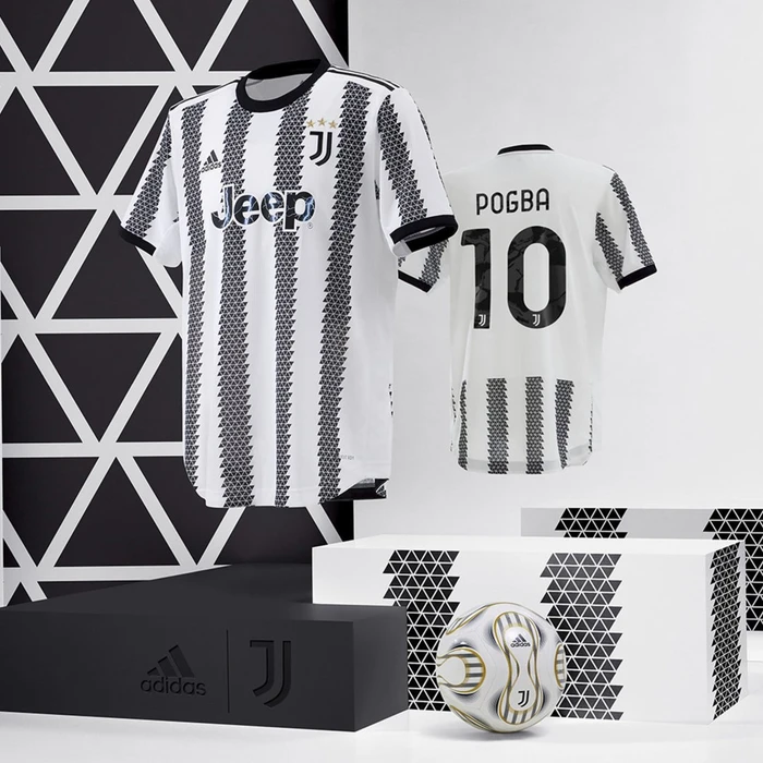 adidas Juventus Turin Authentic 2022/2023 Heimtrikot white/black (Herren)