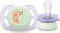 Philips Avent SCF075/07 ultra start Nighttime Beruhigungsschnuller, 0-2M, Silikon, orange/violett, 2 Stück Vorschaubild
