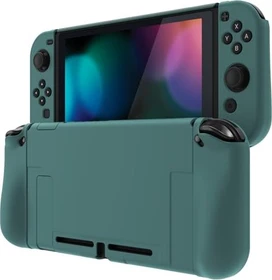 PlayVital Dockable Hartschalen-Schutzhülle Cover jägergrün (Switch)