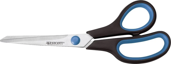 Westcott Easy Grip Universalschere RH, Rechtshänder, 210mm, schwarz/blau (E-30283 00)