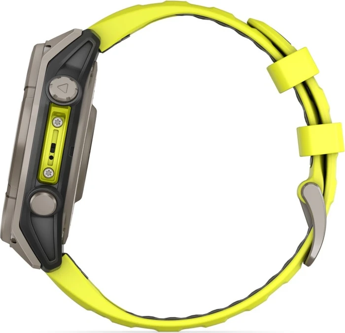 Garmin Fenix 8 47mm Sapphire Solar titanium/amp yellow-graphite