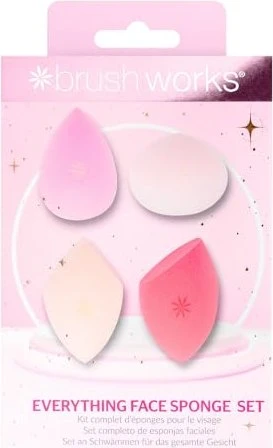 Brushworks Complexion Schwamm-Set, 4-tlg.