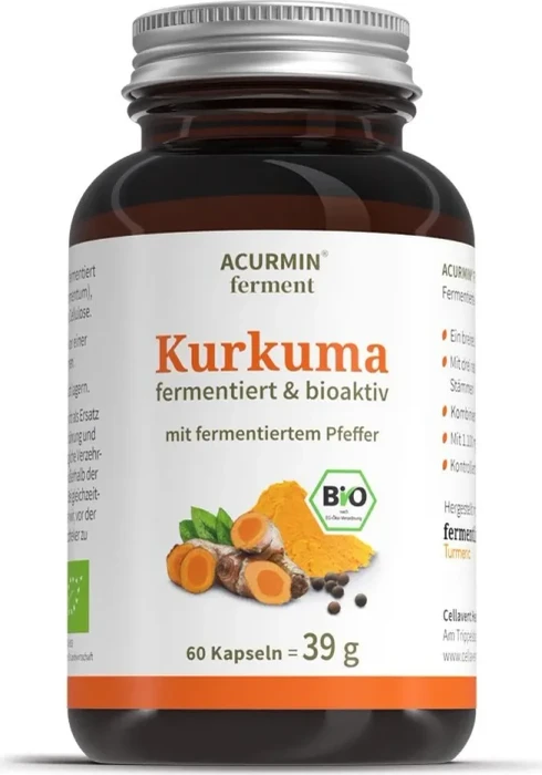 Acurmin ferment Kurkuma fermentiert & bioaktiv Kapseln, 60 Stück