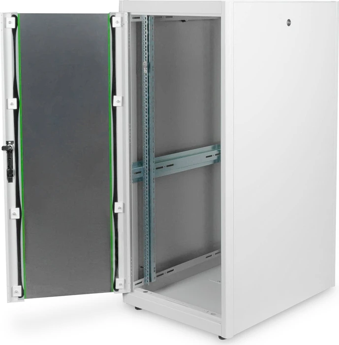 Digitus Professional Unique Serie Serverschrank 26HE, Sicherheitsglastür, IP2X, grau, 800mm tief
