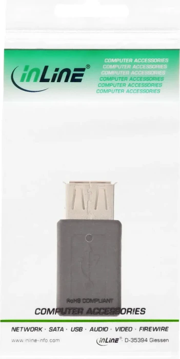 InLine Micro-USB Adapter, Micro-B Buchse auf Buchse A