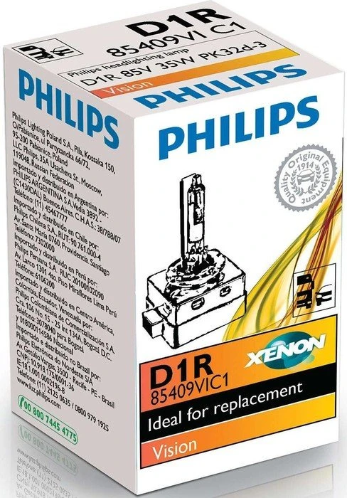 Philips Xenon Vision D1R 35W, 1er-Pack