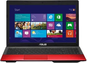 ASUS A55VD-SX920H, rot, Core i3-3120M, 4GB RAM, 500GB HDD, GeForce 610M, DE