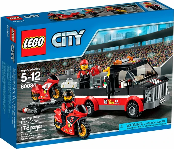 LEGO City Starke Fahrzeuge - Rennmotorrad-Transporter