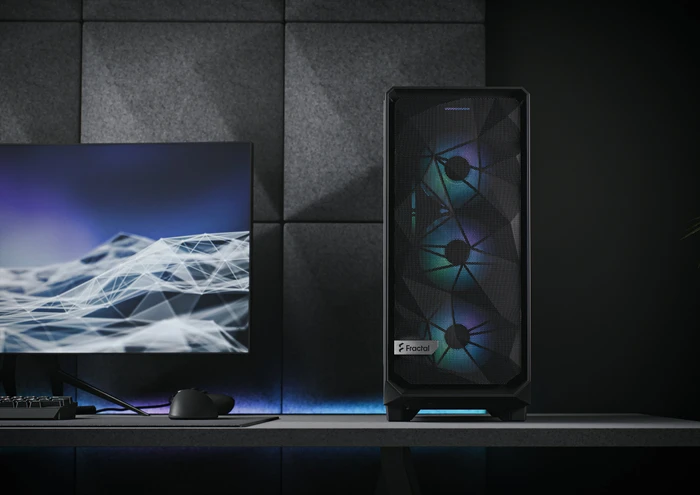 Fractal Design Meshify 2 Compact RGB Black TG Light Tint, Glasfenster