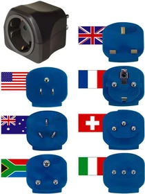 Brennenstuhl Reisestecker-Set mit 10A Sicherung