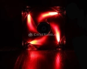 BitFenix Spectre LED schwarz/rot, 120mm