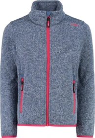 CMP Fleece Knit-Tech Meliert Jacke space/sky blue (Junior)