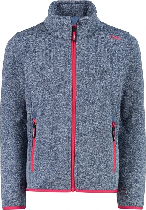 CMP Fleece Knit-Tech Meliert Jacke space/sky blue (Junior)