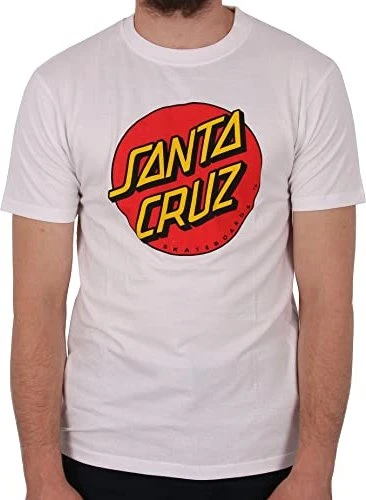 Santa Cruz Classic Dot T-Shirt kurzarm weiß (Herren)