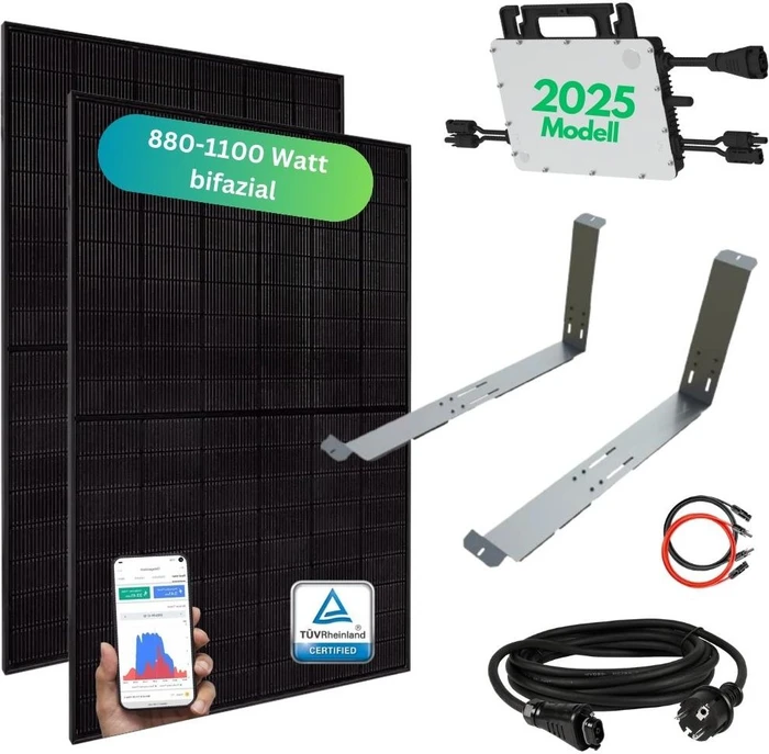 MyVoltaics MyCarport Balkonkraftwerk 880+ Watt (verschiedene Varianten), 880Wp
