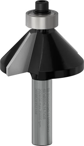 Bosch Professional HM Fasefräser, (D)11x15x56mm, 1 Stück
