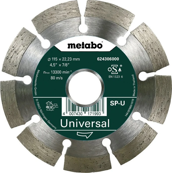 Metabo Professional SP-U Diamanttrennscheibe, 115x1.8x22.23mm, 1 Stück